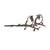 Aberto Design Dekorativna figura Bird On The Branch 06, 50x20 cm, 1.5 mm