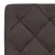 Vidaxl Posteljni okvir brez vzmetnice temno rjav 80x200 cm blago