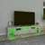 TV ormarić s LED svjetlima siva boja betona 200x36,5x40 cm