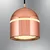 Wallity Luster 2808-1A-32, 120cm, 10 cm, 12W, LED, 3000K, 1200 Lm, Roze-zlatna