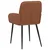 vidaXL Jedilni stoli 4 pcs Umetno usnje Rjava 56,5 x 50 x 86 cm