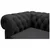 Landscape CHESTERFIELD ZOFA, temno siva tekstil