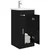 Kupaonski umivaonik s sudoperom Crni hrast 42 x 40 x 84,5 cm