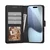 Tech-protect Wallet MagSafe knjižni ovitek za iPhone 17 Pro Max, črna