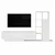 Hanah Home TV komoda, Bela