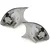 OEM Kristalni migavci BMW E46 coupe (98-01), Crni
