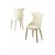 HANAH HOME Set stolica (6 komada) Alpa Cream Gold