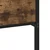 Vidaxl Kovinski posteljni okvir brez vzmetnice dimljen hrast 75x190 cm