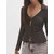 Pull&Bear Bluza temno rjava