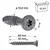MPS Vijaki za tesarske spoje SSF 10,0x60mm (50)