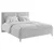 MID.YOU OBLAZINJENA POSTELJA 160 cm x 200 cm , les, tekstil, leseni material siva