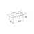 HANAH HOME Trpezarijski sto Asfel Travertine Brown