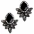 Uhani JEWELRY & WATCHES - Retro Boho - P27_black