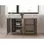 Wallity Komoda Dora 160x90x40cm Bež-Antracit