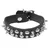 Zapestnica LEATHER & STEEL FASHION - Round rivets and Spikes - LSF1 162