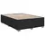 vidaXL Box spring postelja z vzmetnico črn 140x190 cm umetno usnje