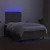Vidaxl Box spring postelja z vzmetnico LED taupe 120x190 cm blago