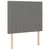Vidaxl Box spring postelja z vzmetnico temno siva 100x200 cm blago