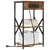 Noćni ormar s policom 2 pcs Dimljeni hrast 41 x 31 x 76 cm