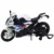 LEAN TOYS Motocikel športni kovinski, beli, S1000, 1:12