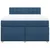 vidaXL vidaXL Box spring postelja z vzmetnico modra 160x200 cm blago, (21305282)