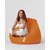 ATELIER DEL SOFA lazy bag Premium XXL Narandžasti
