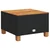 Vrtni stol crni 55 x 55 x 36 cm od poliratana i bagremovog drva