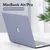 DiYiGongFang Zaštitna maska za Apple MacBook Pro 13/13.3 M1/M2, Plava