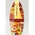 WallXpert dekorativna daska za surf od pleksiglasa Mvsf01M, šarena ilustracija sa simbolima Afrike, žirafom i slonom, 36 x 100 cm