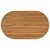 Gornji dio stola 120 x 70 x 3,5 cm Ovalni Čvrsto teak drvo