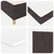 vidaXL vidaXL Box Spring postelja z vzmetnico Temno rjava Enojna Tkanina, (22081024)
