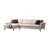 Atelier del Sofa Ugaona garnitura Mayorka 93x85x303cm Bež