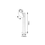 RABALUX Odiel Spoljna podna lampa, LED, IP44, 12W, 750lm, Crna