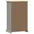 Ormarić za cipele VIGO 60 x 35 x 96 cm sivi od masivne borovine