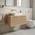 Kopalniška omarica pod umivalnikom Rea Core 80cm Beige