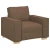 Sofa fotelja smeđa 100x78x84 cm tkanina