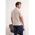 Trendyol Muška majica Tmnss26Po00007, Krem
