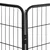 Rebel Modularni kavez ogradica za pse Animals RA-1206, 80x60 cm, Crni