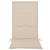 Jastuci za vrtne stolice 2 kom krem 120 x 50 x 3 cm od tkanine