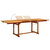 Vrtni blagovaonski stol (160 - 240)x100x75 cm od drva bagrema