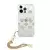 TELEMPIRE Maska za telefon Guess Hc Pc Chain Handle Peony za iPhone 13 Pro 6.1 zlatna