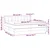 vidaXL Box spring postelja z vzmetnico temno modra 200x200 cm žamet
