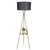 Opviq Podna lampa Venedik, 158 cm, 24 cm, E27, Crna