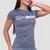 GymBeam Women‘s Mesh T-Shirt Essence Denim Blue