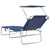 Ležaljka 2 pcs Plava 58 x 188 x 77cm Poliester