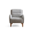 ATELIER DEL SOFA Ving Chair fotelja Nice Bergere Cream Blue