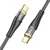 Hoco Kabel USB-C na USB-C Hoco 3 A, 60 W, 1,2 m, U121, črn