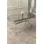 HANAH HOME Trpezarijski sto Olya Anthracite Chrome