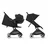 Cybex Kolica za bebe Orfeo BLK Magic Black, Crna