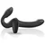 Ibiza Strapless Vibrator with Remote Control Push Button Black